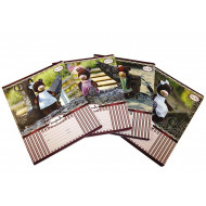 Тетрадь А5 012 л. линия  Bears Choko & Milk блестки (70 гр/м2)