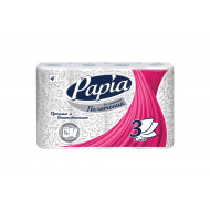 Papia полотенце бумажное (4 рул.) 3-сл, 11м