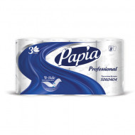 Papia бумага туалетная 3-х сл. 08 шт.*17м Professional