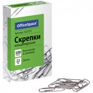 Скрепки 22 мм. круглые (100 шт.) Space