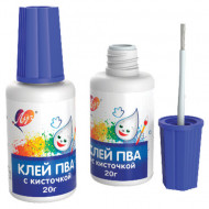 Клей ПВА Луч 020 г. с кисточкой