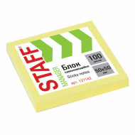Стикер Staff 050х050 мм. (100 л.) желтый