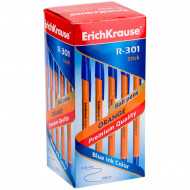Ручка шариковая Erich Krause Orange (R-301) синяя 0,7 мм