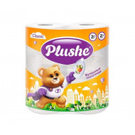 Plushe Classic полотенце бумажное (2 рул) 2-сл 13,2 м с тиснением