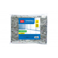Тряпка для пола хлопок/полиэстер OfficeClean 80*100 см. х/б 80%, п/э 20%, серая в инд.упаковке
