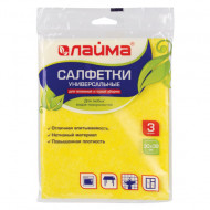 Салфетка вискозная Лайма 30*38см (3шт) 90г/м