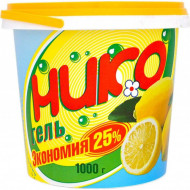 Нико гель для мытья посуды 1000 г.