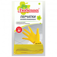Перчатки хозяйственные Любаша Эконом (M-средние) хлопковое напыление