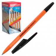 Ручка шариковая Erich Krause Orange (R-301) черная 0.7 мм