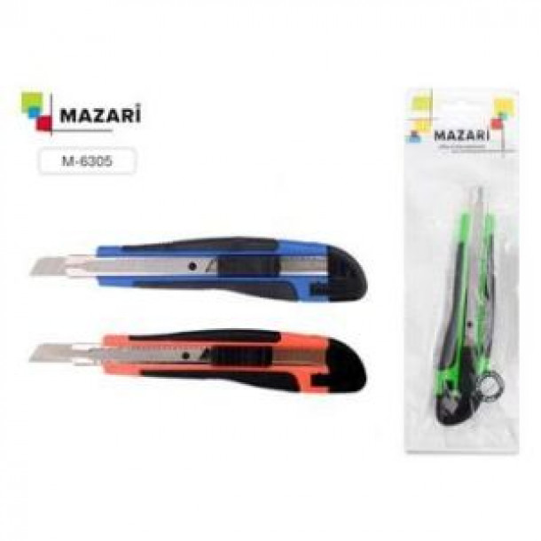 Нож канцелярский Mazari 09 мм