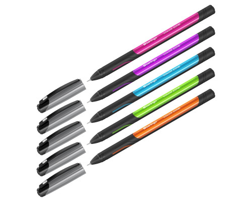 Ручка шариковая Berlingo Color Zone stick синяя,0,7 мм