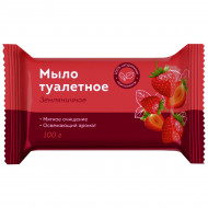 Мыло туалетное 100 г. OfficeClean Земляничное, флоу-пак