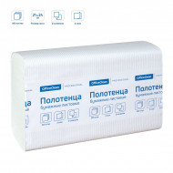 OfficeClean полотенца бумажные листовые белые Z-сл.(H2), 2-х сл.,200л, 21,5*24см