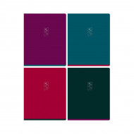 Тетрадь А5 096 л. клетка Monocolor. Bright color, тиснение фольгой