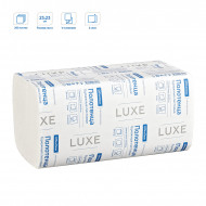 OfficeClean полотенца бумажные листовые белые V-сл, 2-сл.,200л, 23*23см