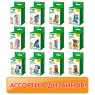 Фигурка из гипса с красками и кистью для росписи, ассорти, Brauberg KIDS