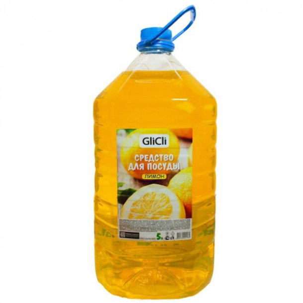 GliCli ср-во д/посуды Лимон 5 л