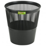 Корзина для бумаг Staff 9 л пластиковая Basic ЭКОНОМ