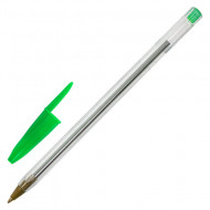 Ручка шариковая Staff Basic Budget BP-04 зеленая 0,5 мм