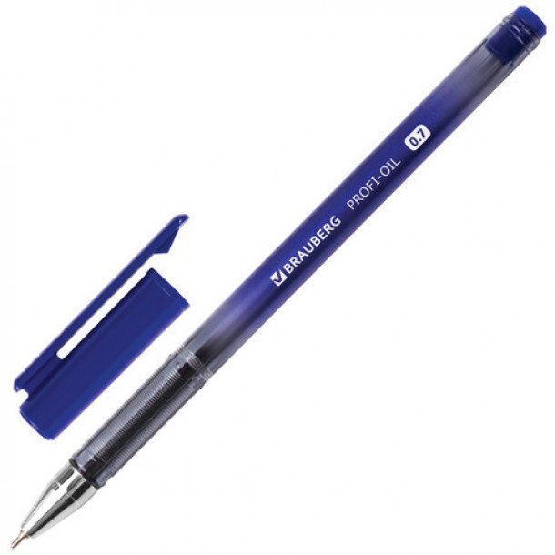 Ручка шариковая Brauberg Profi-Oil, синяя, 0,7 мм